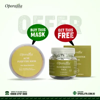Oporajita Acne Purifying Mask Get Glow Booster Pack